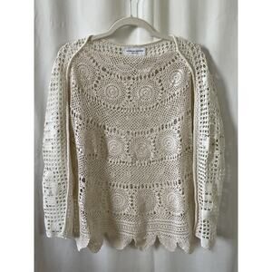 20SS Marine Serre Maree Noire Regenerated Crochet Top Size S